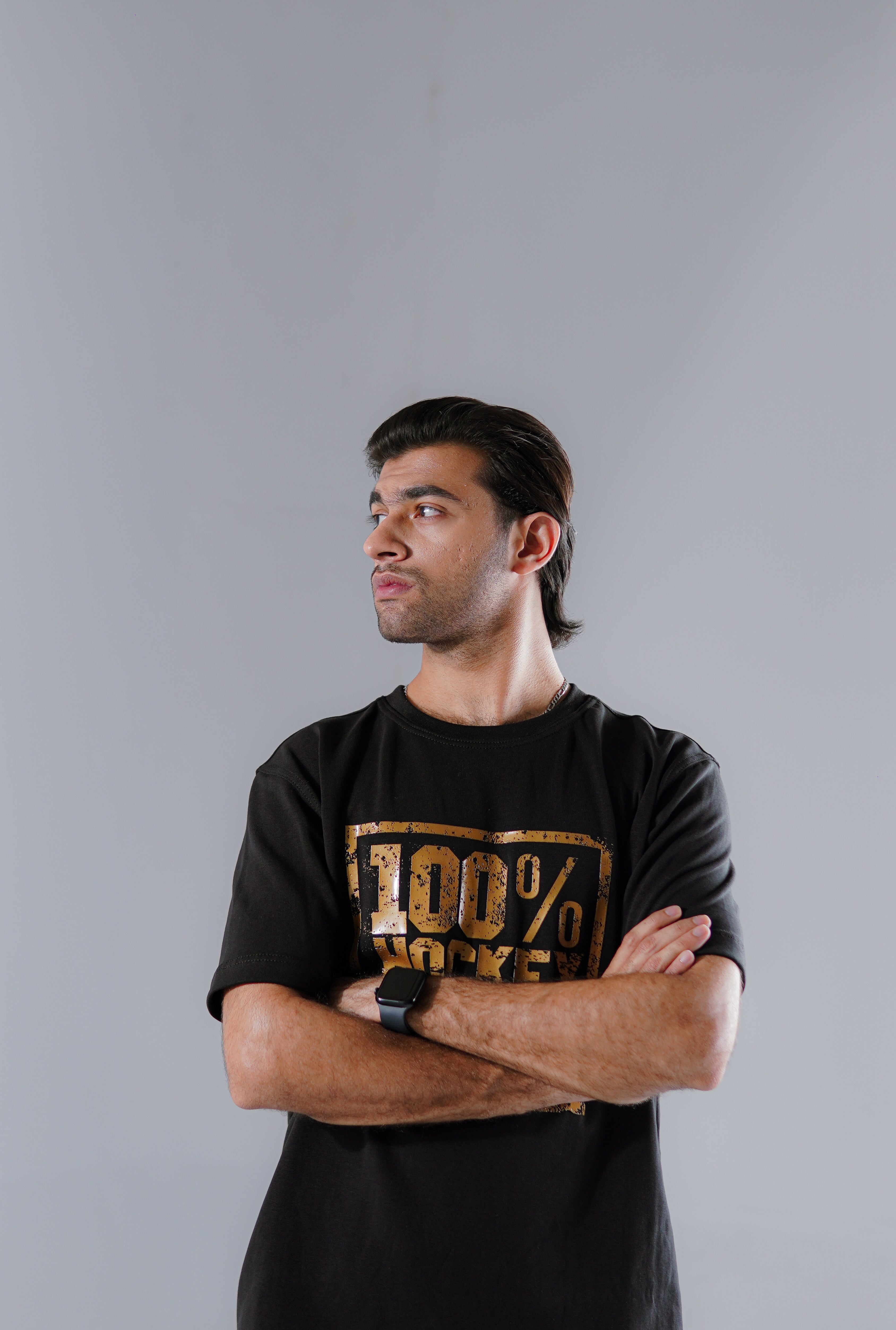 Stryke 100% Hockey DNA Premium Black T-Shirt