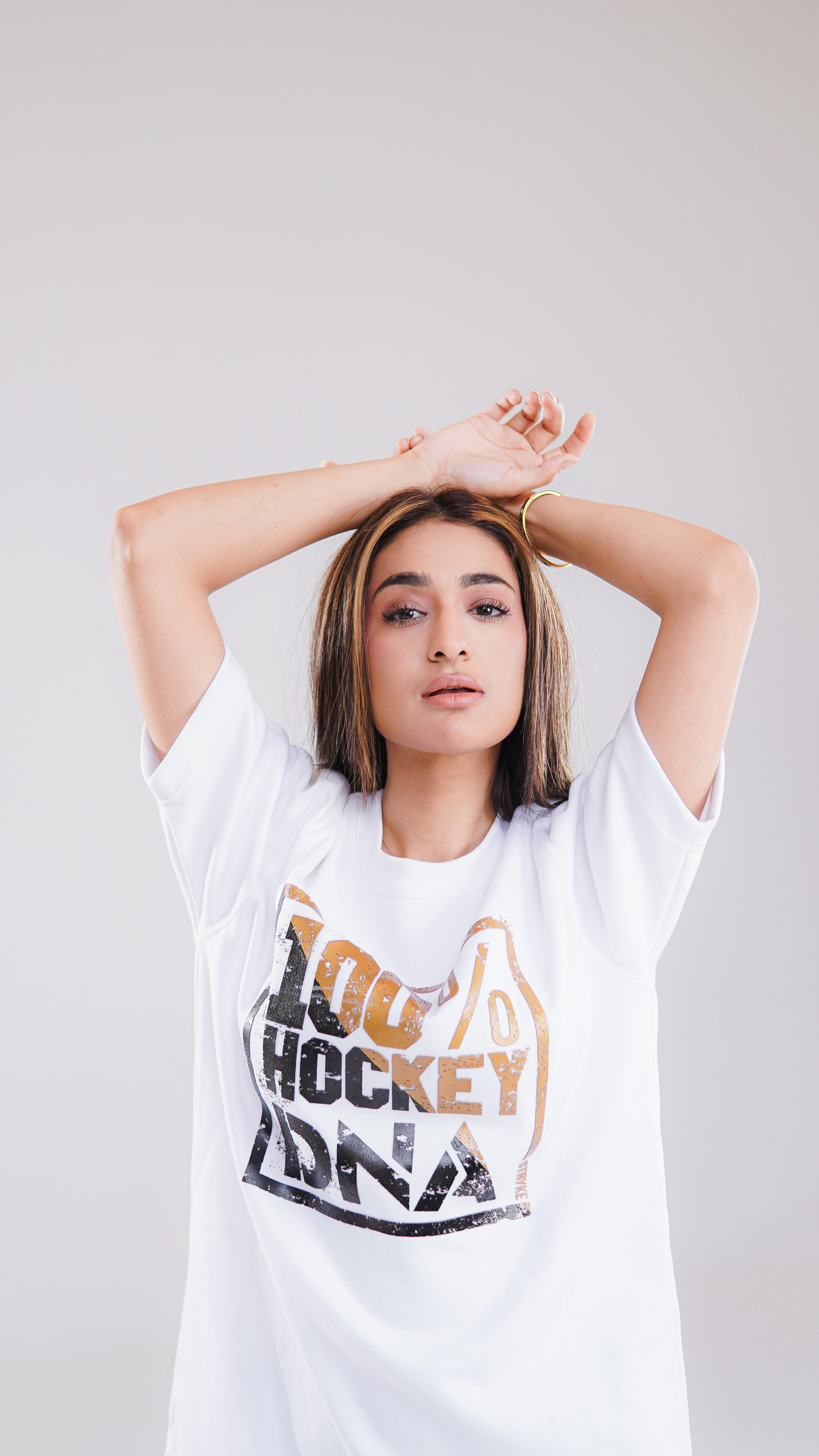 Stryke 100% Hockey DNA Premium White T-Shirt