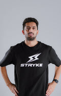 Stryke Premium Cotton Oversized T-Shirt – Black