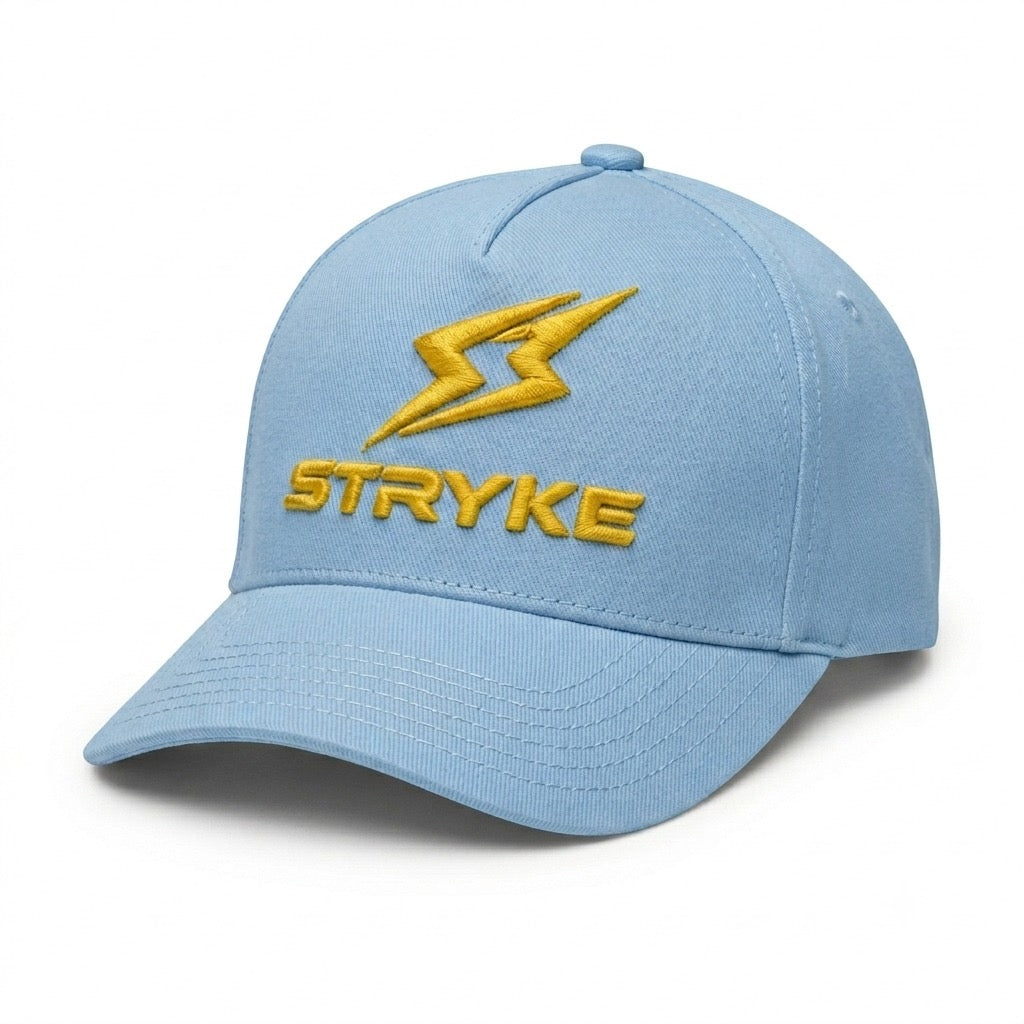 Stryke Premium Sky Blue Embroidered Snapback Cap