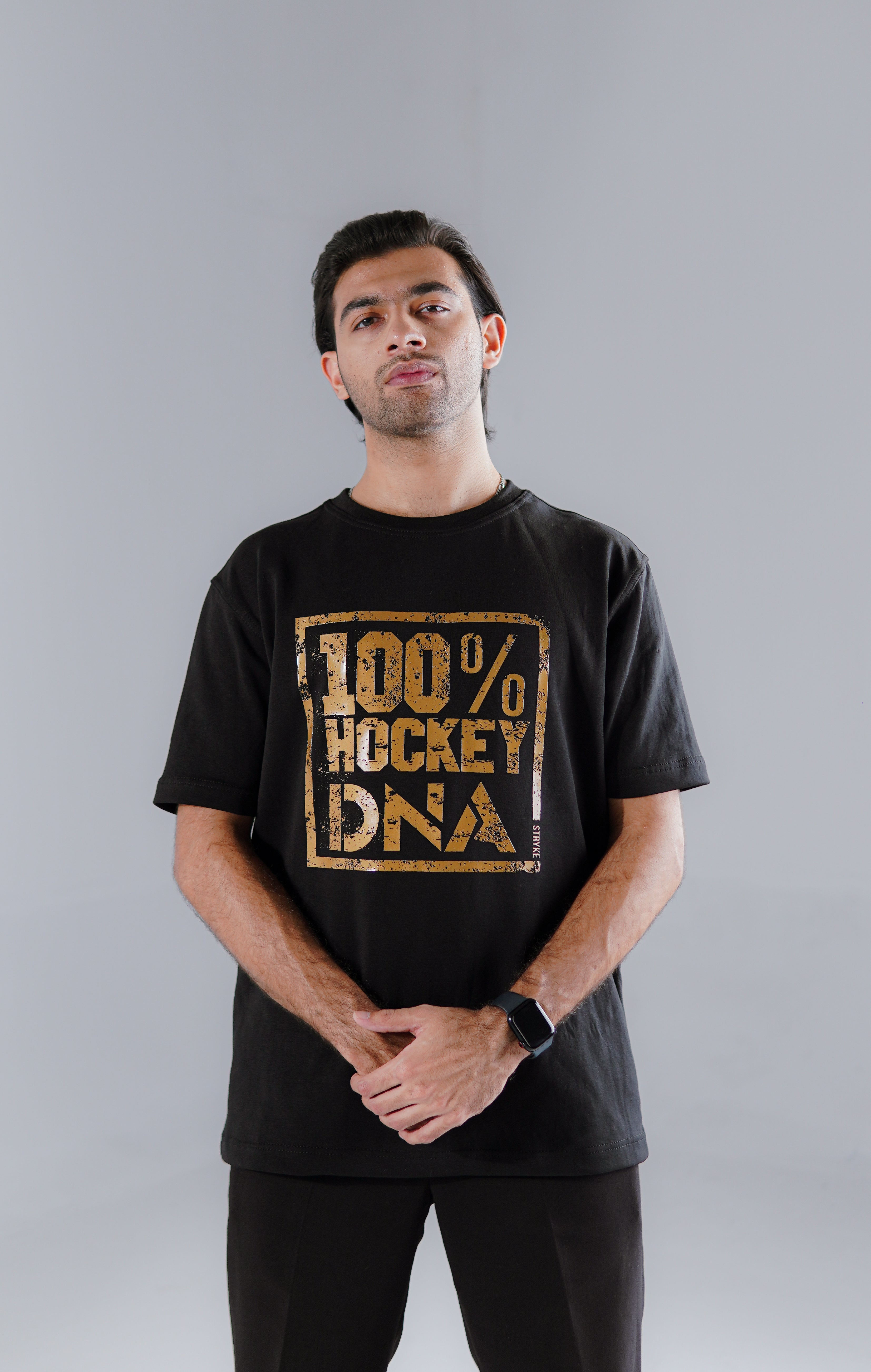 Stryke 100% Hockey DNA Premium Black T-Shirt