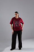 Stryke 100% Hockey DNA Premium Maroon T-Shirt